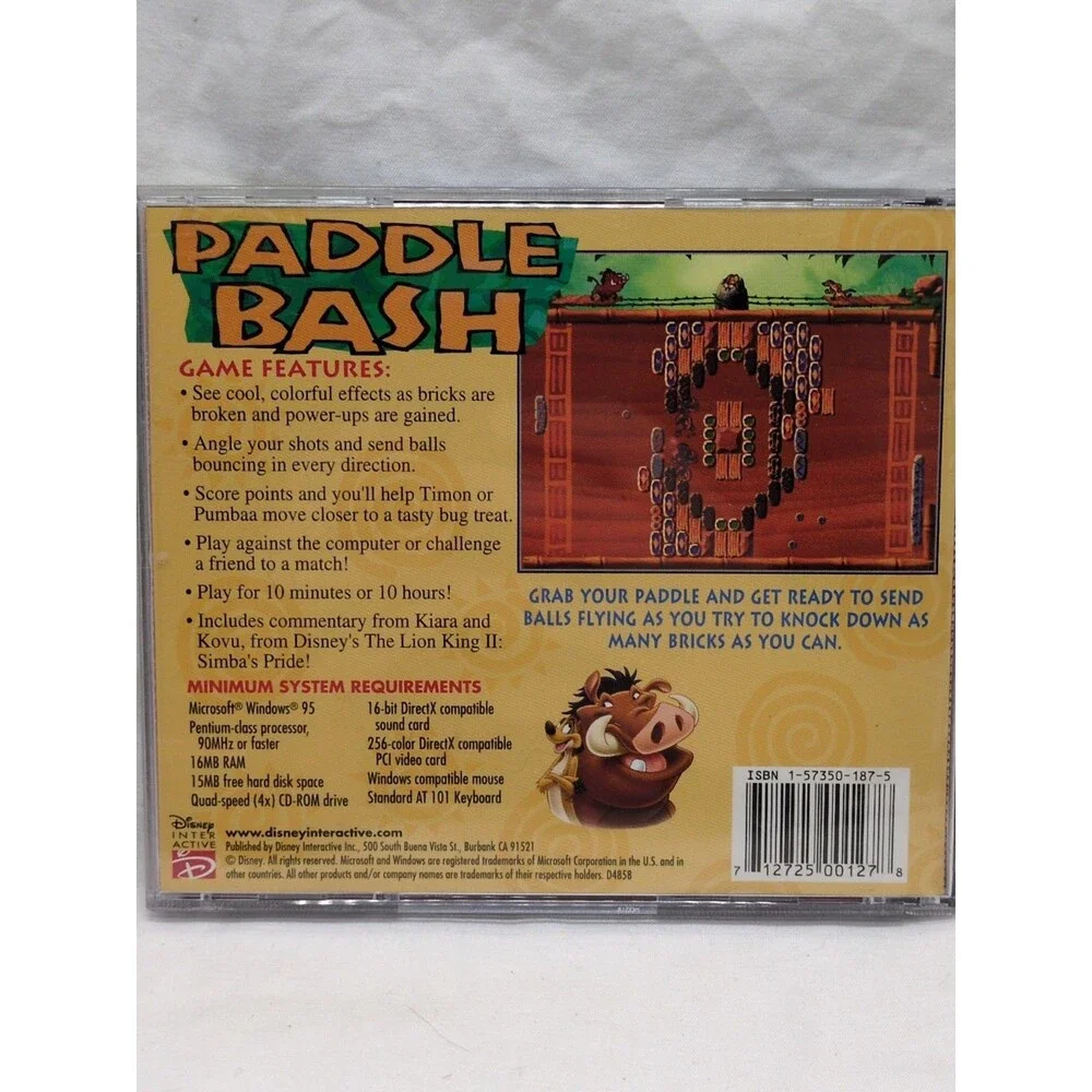 Hot Shots Paddle Bash CD-ROM Game